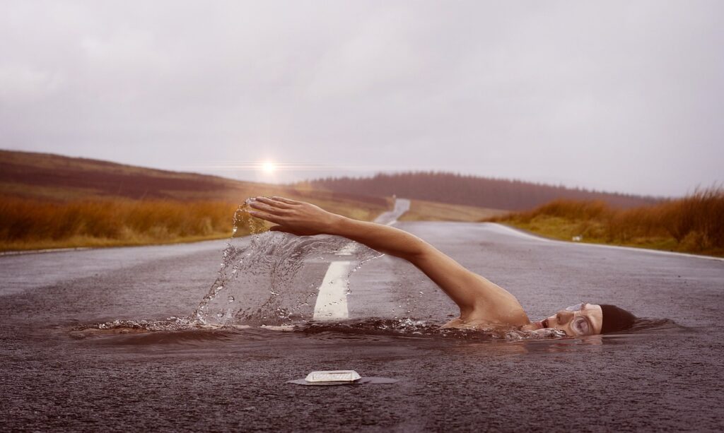 swimmer, swim, road, street, surreal, fantasy, sport, water, dream, swim stroke, human, photomontage, photo manipulation, swim, road, road, road, road, road, street, fantasy, sport, sport, sport, water, water, water, dream, nature, dream, dream, human